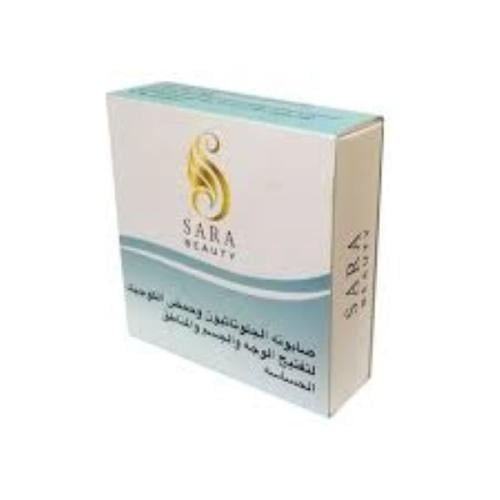 [6901233668862] صابونه الجلوتاثيون وحمض الكوجيك لتفتيح من سارا بيوتي